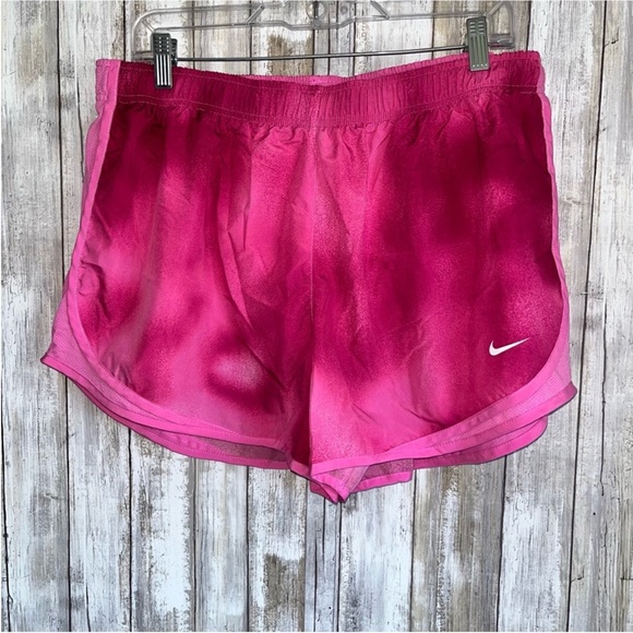 Nike Women’s Dri Fit Tempo Pink Printed Running Shorts Size XXL - Picture 2 of 5